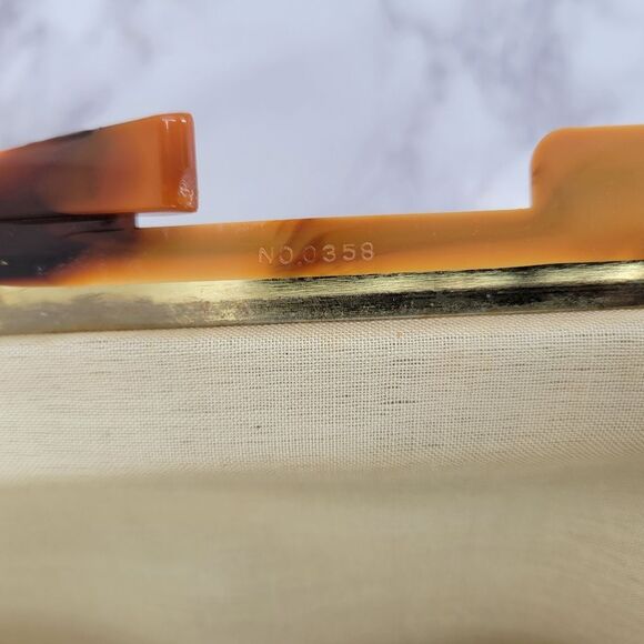 Vintage Floral Tapestry Clutch Bag Hinged - Picture 6 of 8